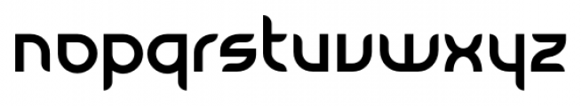 Tangential Rounded Bold Font LOWERCASE