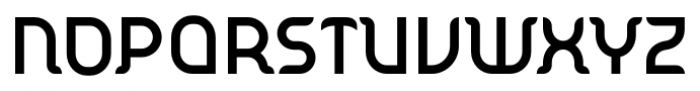 Tangential Semi Serif Bold Font UPPERCASE