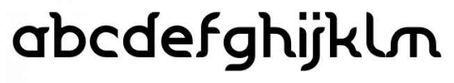 Tangential Semi Serif Bold Font LOWERCASE