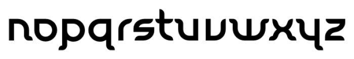 Tangential Semi Serif Bold Font LOWERCASE