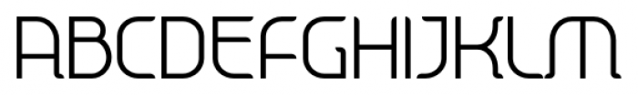 Tangential Semi Serif Regular Font UPPERCASE