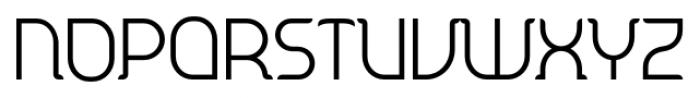 Tangential Semi Serif Regular Font UPPERCASE