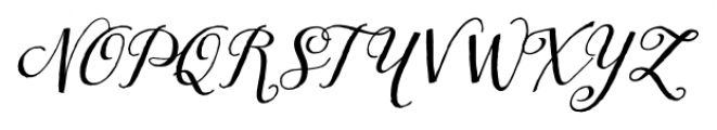 Tansy Regular Font UPPERCASE