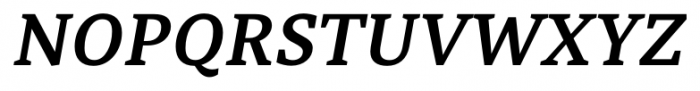Tarsus Semi Bold Italic Font UPPERCASE