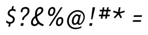 Tarzana Narrow Italic Font OTHER CHARS