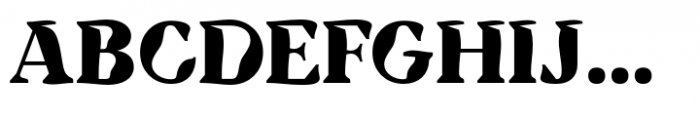 TA Charged Black Font UPPERCASE