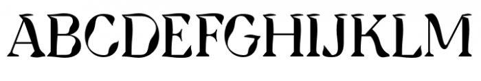 TA Charged Regular Font UPPERCASE