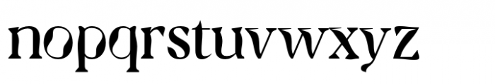 TA Charged Regular Font LOWERCASE