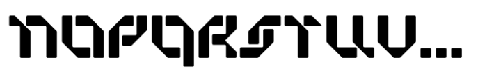 TA Kenisans Geometric Font UPPERCASE