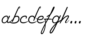 TA Regresso PRO Script Font LOWERCASE