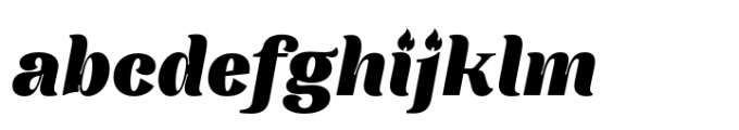 TA Typefire Black Italic FONT