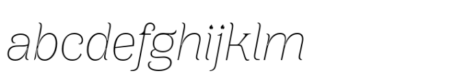 TA Typefire Thin Italic FONT