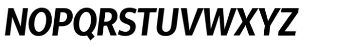 Tabac Big Sans Semi Bold Italic Font UPPERCASE