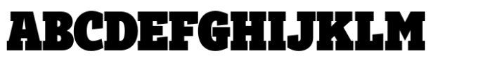 Tabac Big Slab Black Font UPPERCASE
