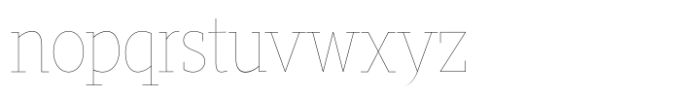 Tabac Big Slab Hair Font LOWERCASE
