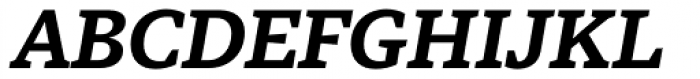 Tabac G4 SemiBold Italic Font UPPERCASE