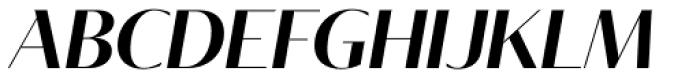 Tabac Glam G1 Semi Bold Italic Font UPPERCASE