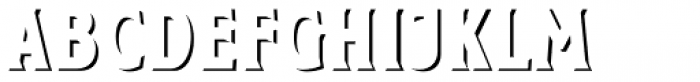 Taberna Serif Regular Sh L Font UPPERCASE