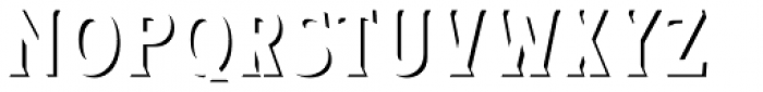 Taberna Serif Regular Sh L Font UPPERCASE