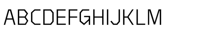 Tabique Light Font UPPERCASE