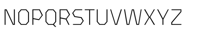 Tabique Thin Font UPPERCASE