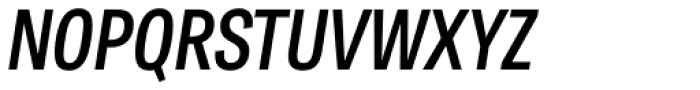 Tablet Gothic Condensed SemiBold Oblique Font UPPERCASE