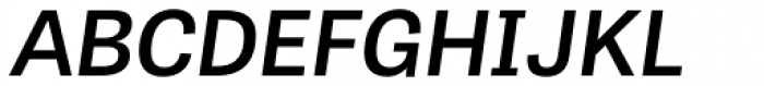 Tablet Gothic Wide SemiBold Oblique Font UPPERCASE
