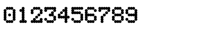 TabloID Dot Mono Fat Font OTHER CHARS