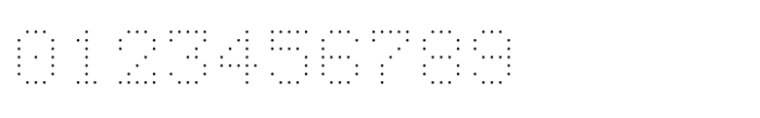 TabloID Dot Mono Thin Font OTHER CHARS