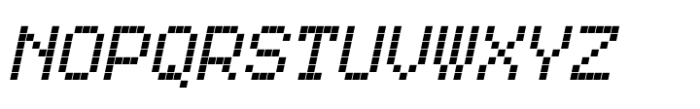 TabloID Pxl Mono Bold Slant Font UPPERCASE