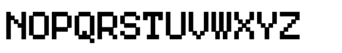 TabloID Pxl Mono Fat Font UPPERCASE