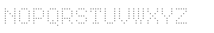 TabloID Pxl Mono Thin Font UPPERCASE