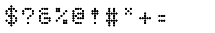 Tabloid Dot M Bold Font OTHER CHARS