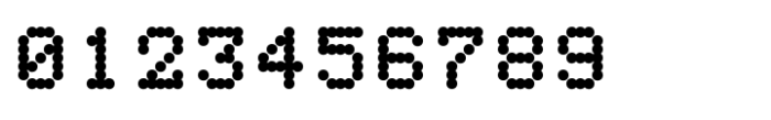 Tabloid Dot M Fat Font OTHER CHARS