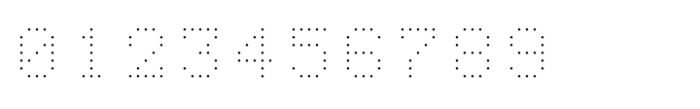 Tabloid Dot M Thin Font OTHER CHARS