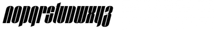 Taboo Pro Bold Italic Font LOWERCASE
