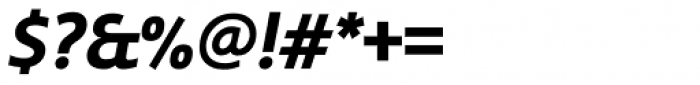 Tabula Black Italic Font OTHER CHARS