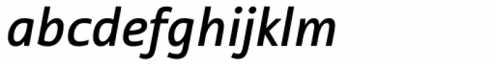 Tabula Medium Italic Font LOWERCASE
