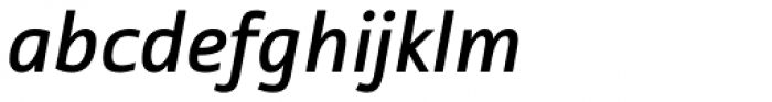 Tabula Pro Medium Italic Font LOWERCASE