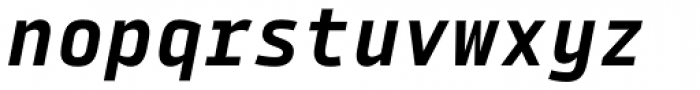 Tabular Bold Italic Font LOWERCASE