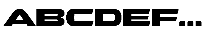 Tachnologest Bold Font UPPERCASE