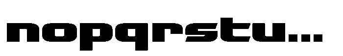 Tachnologest Bold Font LOWERCASE