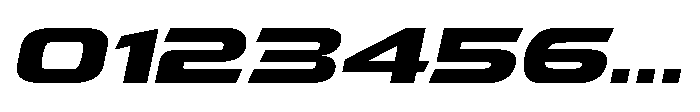 Tachnologest Italic Font OTHER CHARS
