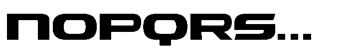Tachnologest Light Font UPPERCASE