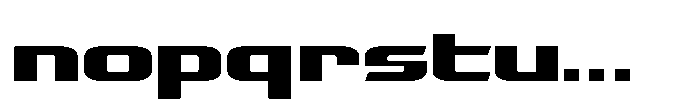 Tachnologest Light Font LOWERCASE