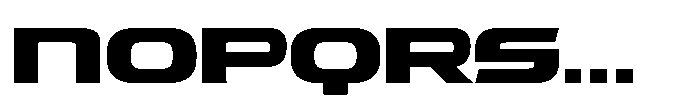 Tachnologest Regular Font UPPERCASE