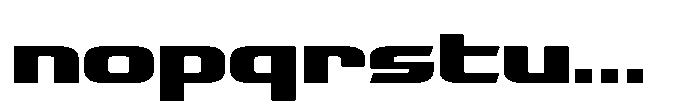 Tachnologest Regular Font LOWERCASE