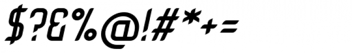 Tachyon Italic Font OTHER CHARS