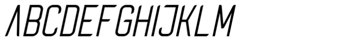 Tachyon Light Italic Font UPPERCASE