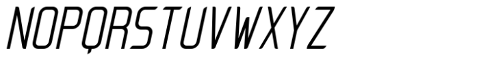Tachyon Light Italic Font UPPERCASE